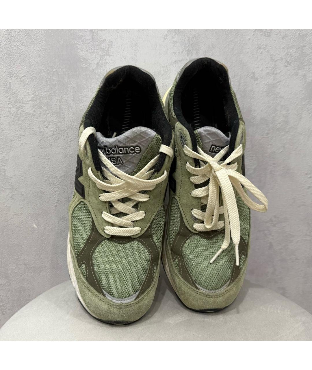 NEW BALANCE Хаки низкие кроссовки / кеды, фото 3