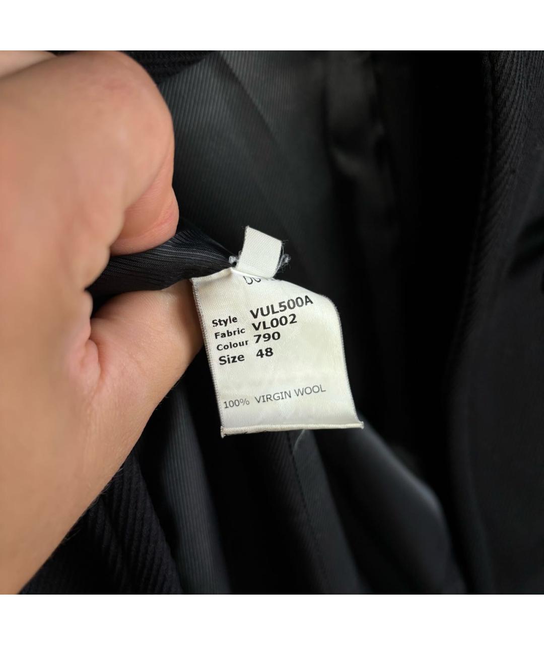 VIKTOR & ROLF Черное шерстяное пальто, фото 5