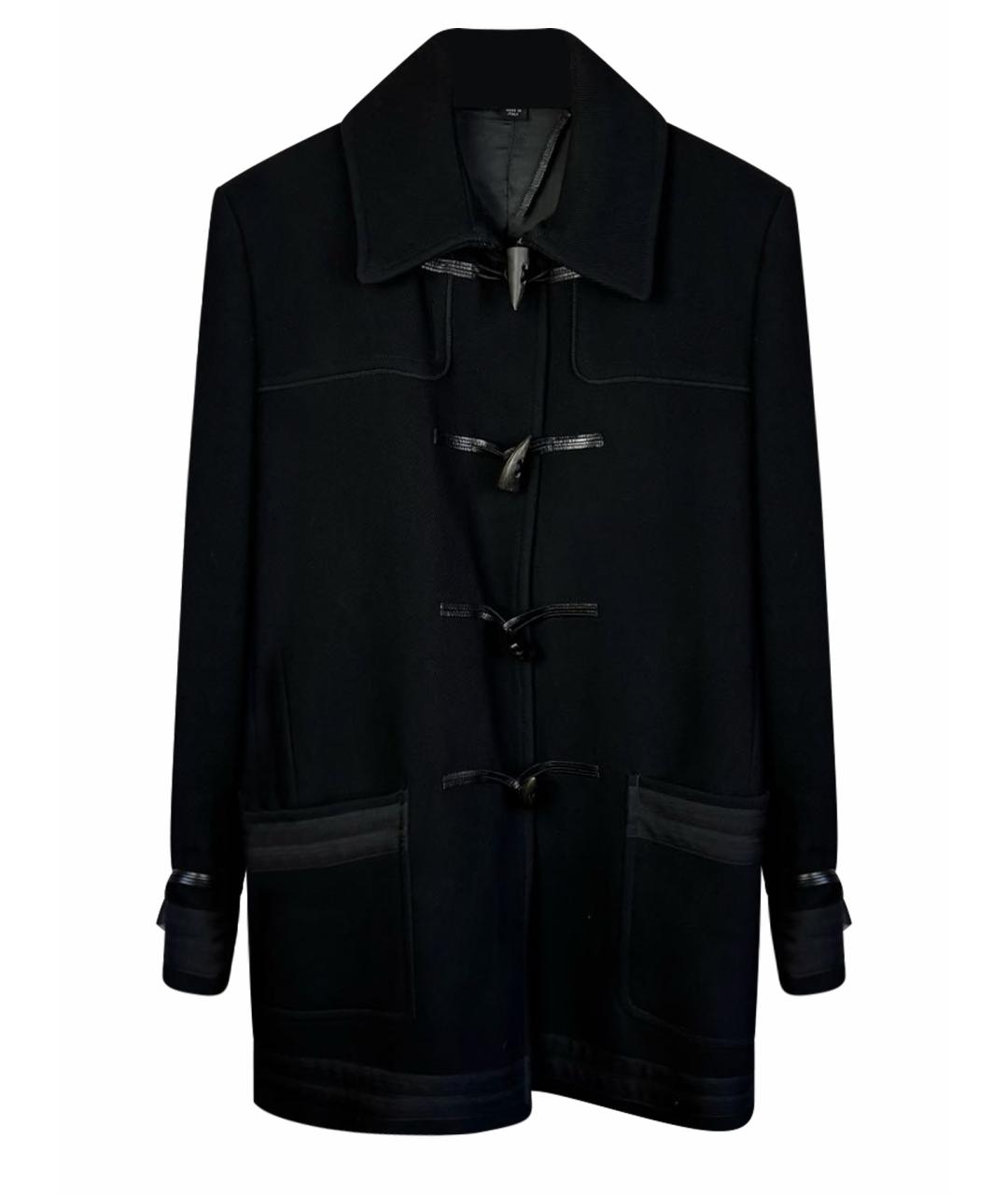 VIKTOR & ROLF Черное шерстяное пальто, фото 1