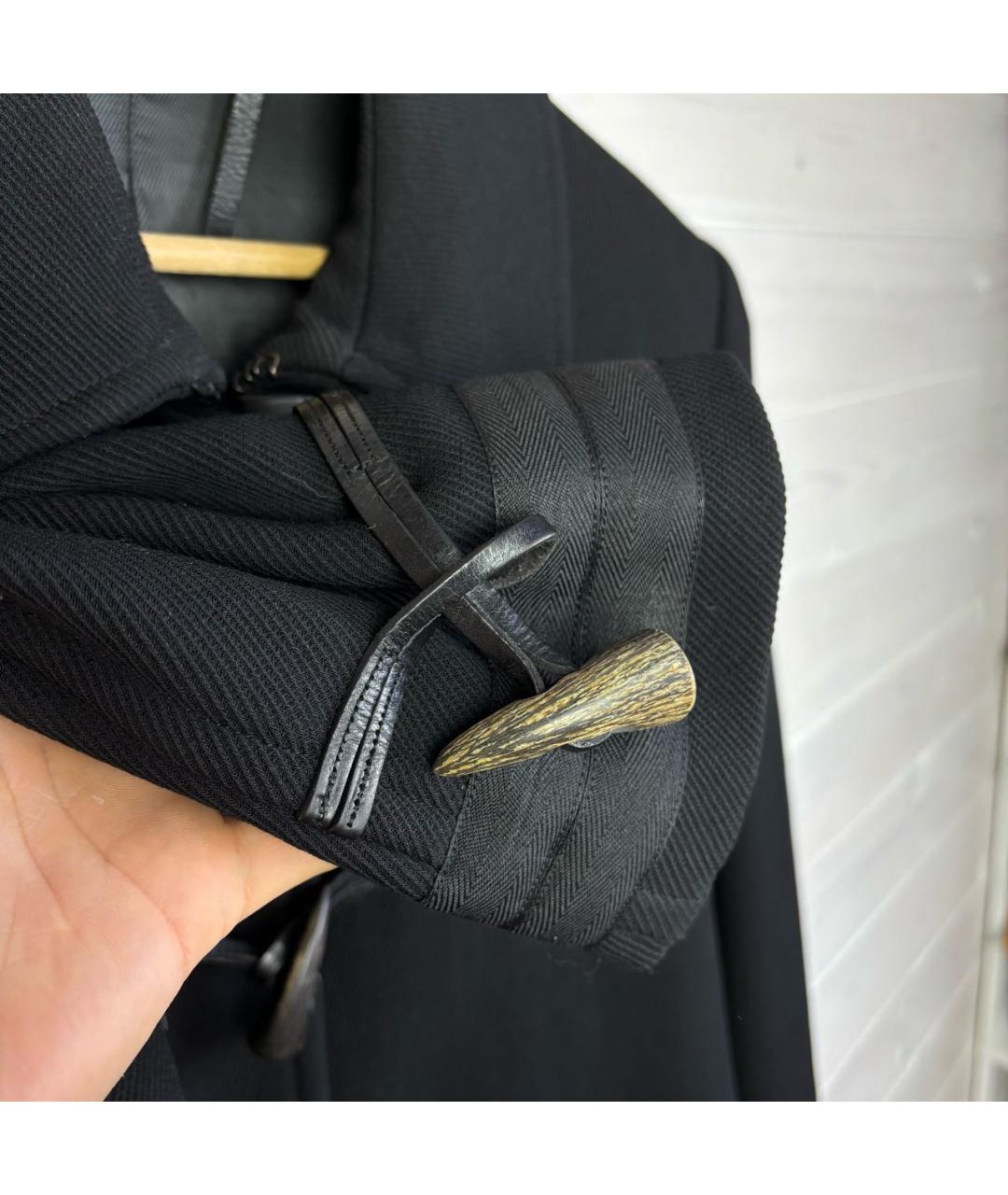 VIKTOR & ROLF Черное шерстяное пальто, фото 3