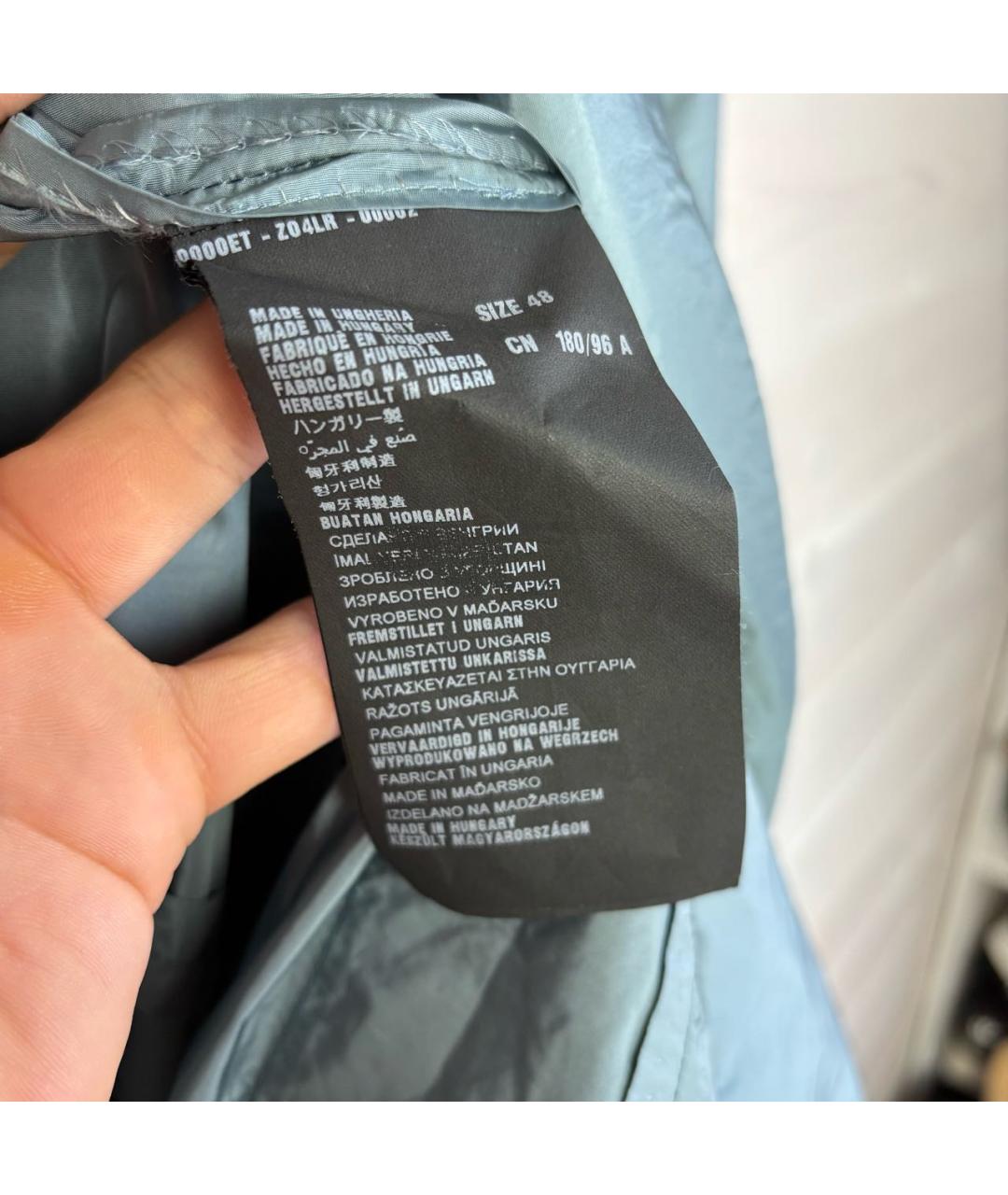 PRADA Голубой синтетический пиджак, фото 5