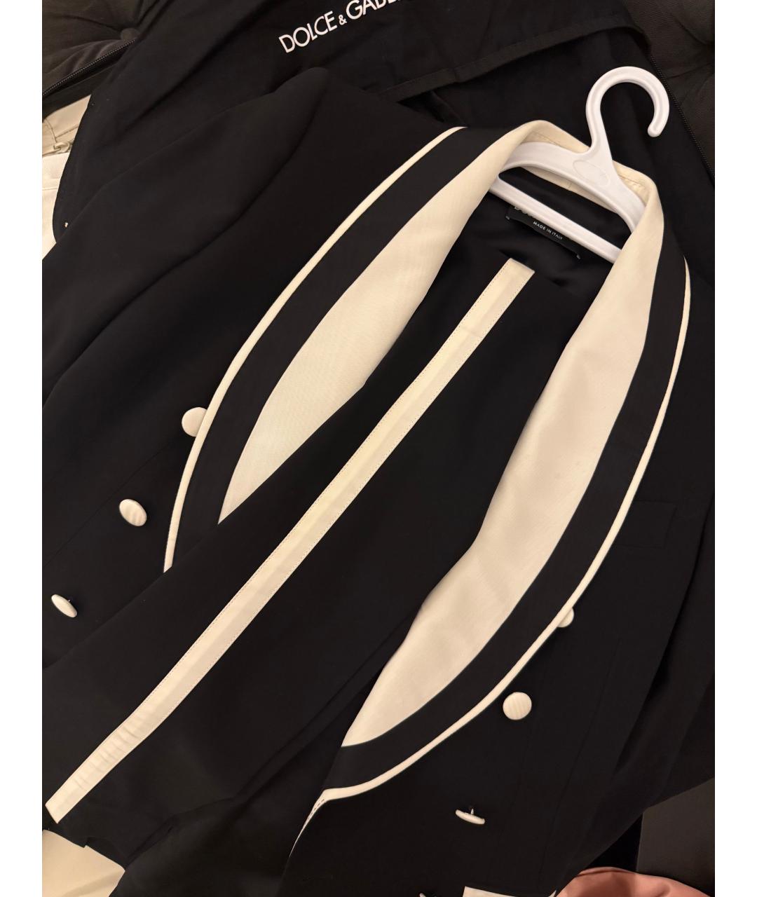 DOLCE&GABBANA Черный костюм с брюками, фото 2