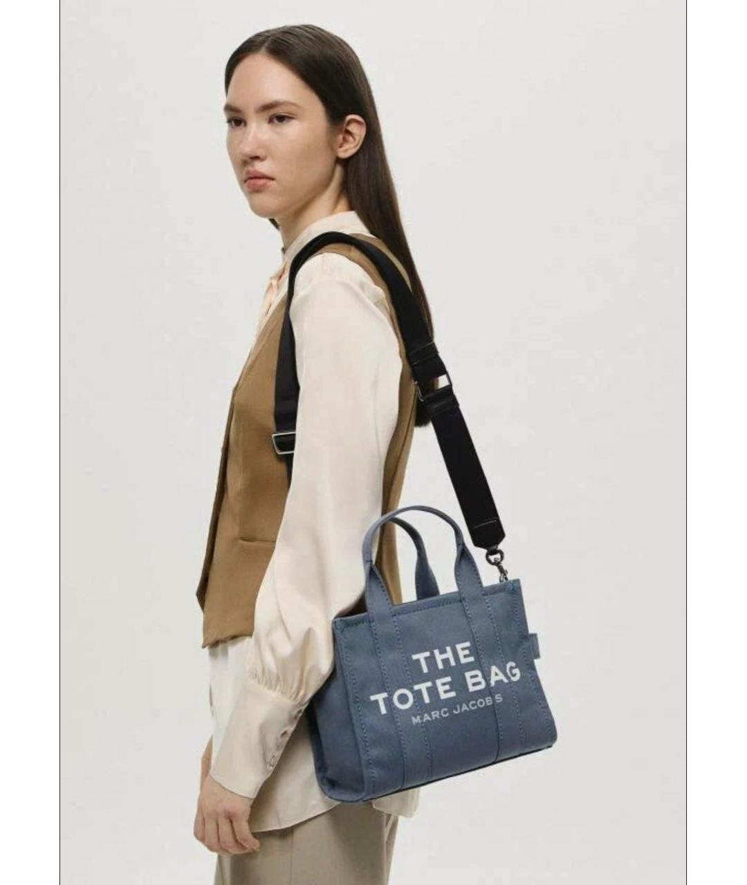 MARC JACOBS Синяя сумка тоут, фото 5