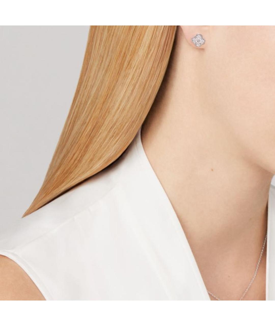 VAN CLEEF & ARPELS Серьги из белого золота, фото 2