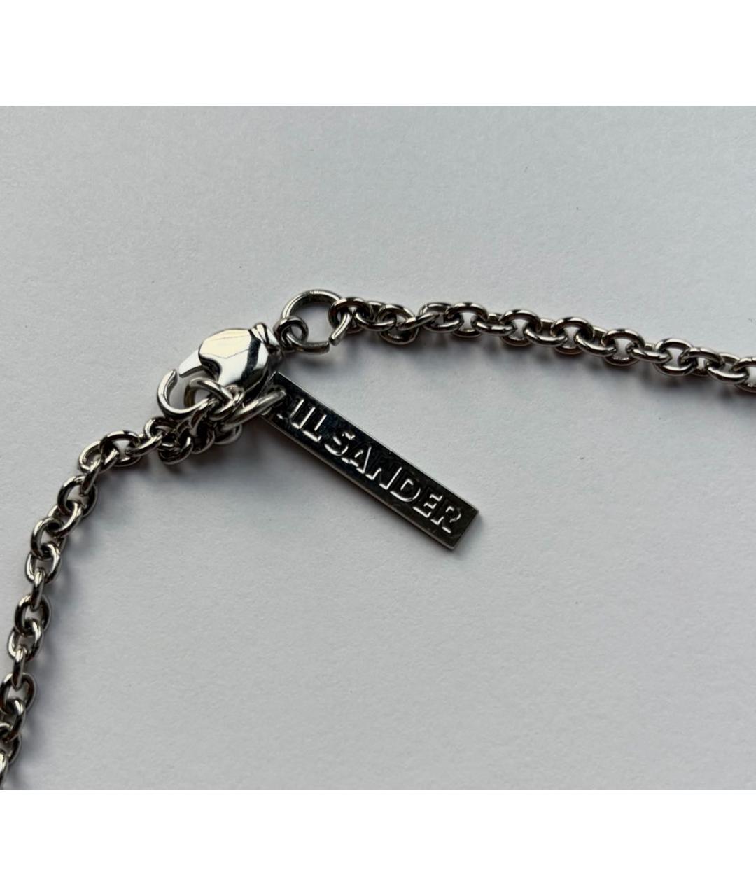 JIL SANDER Серебряное колье, фото 3