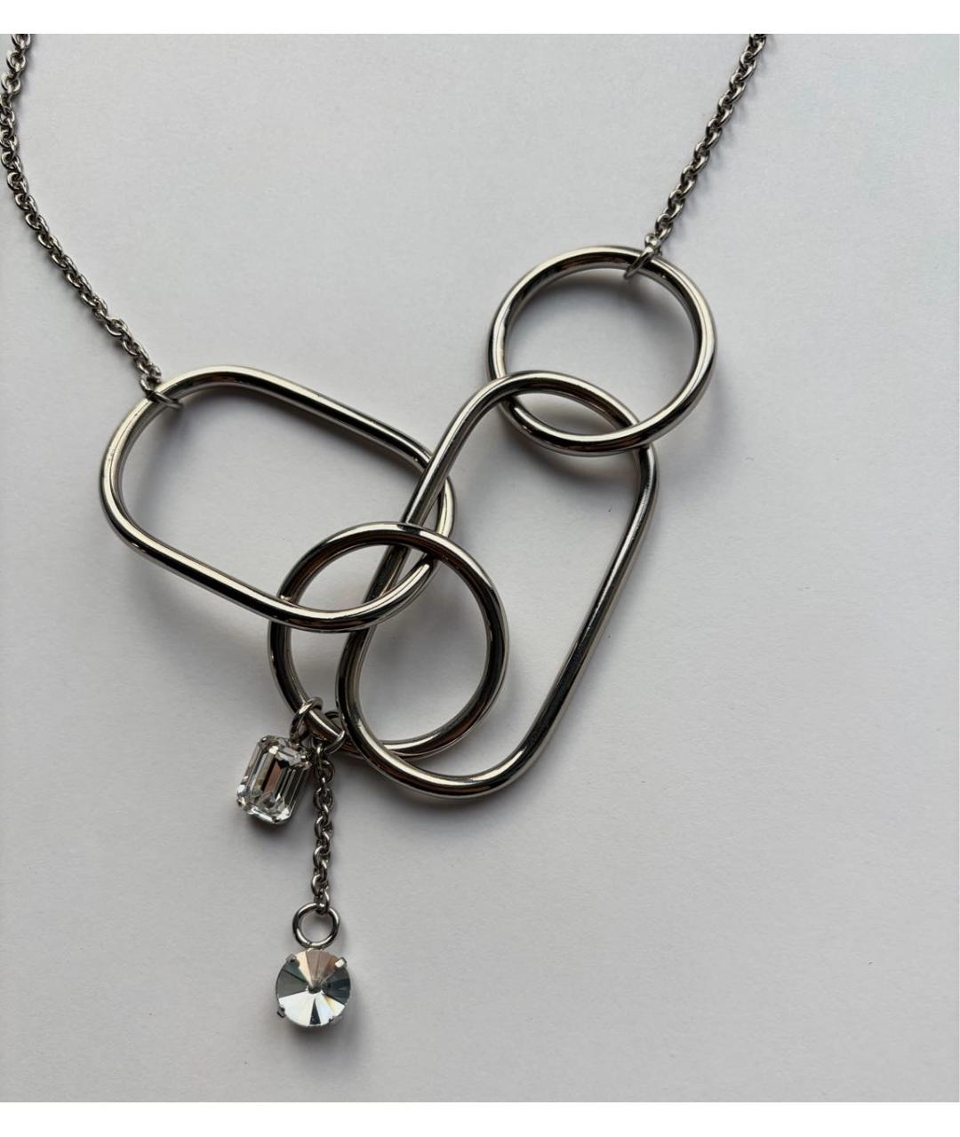 JIL SANDER Серебряное колье, фото 2