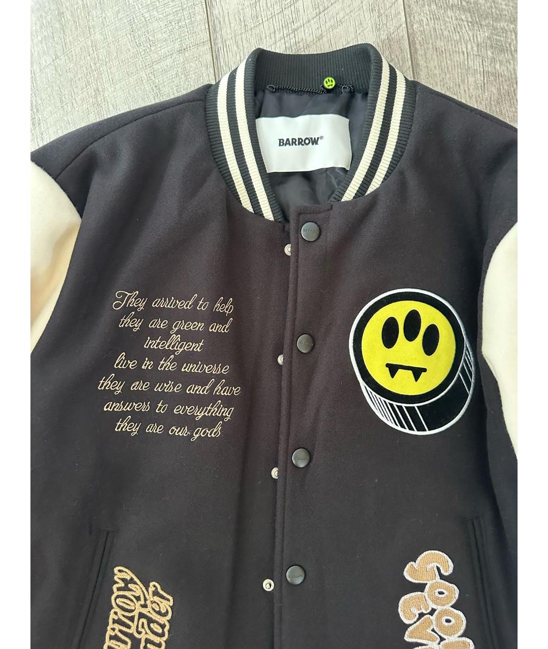 BARROW Черная шерстяная куртка, фото 2