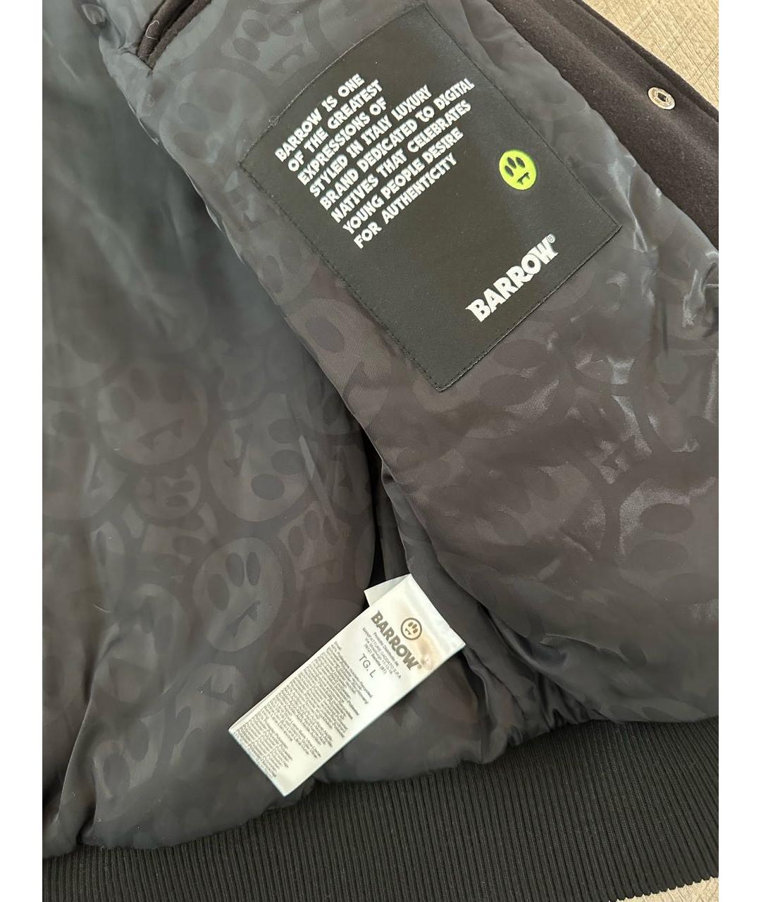 BARROW Черная шерстяная куртка, фото 5