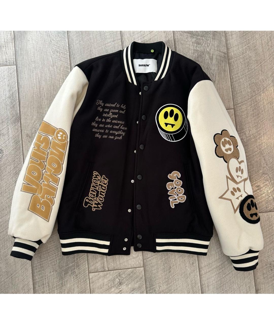 BARROW Черная шерстяная куртка, фото 8