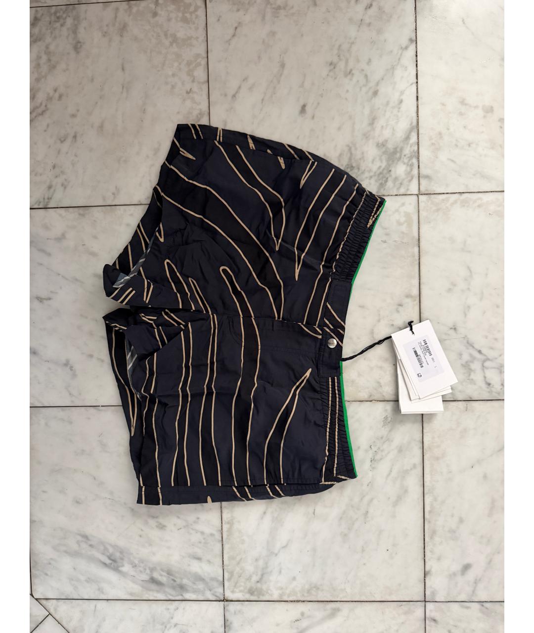 BOTTEGA VENETA Черные полиамидовые шорты, фото 6