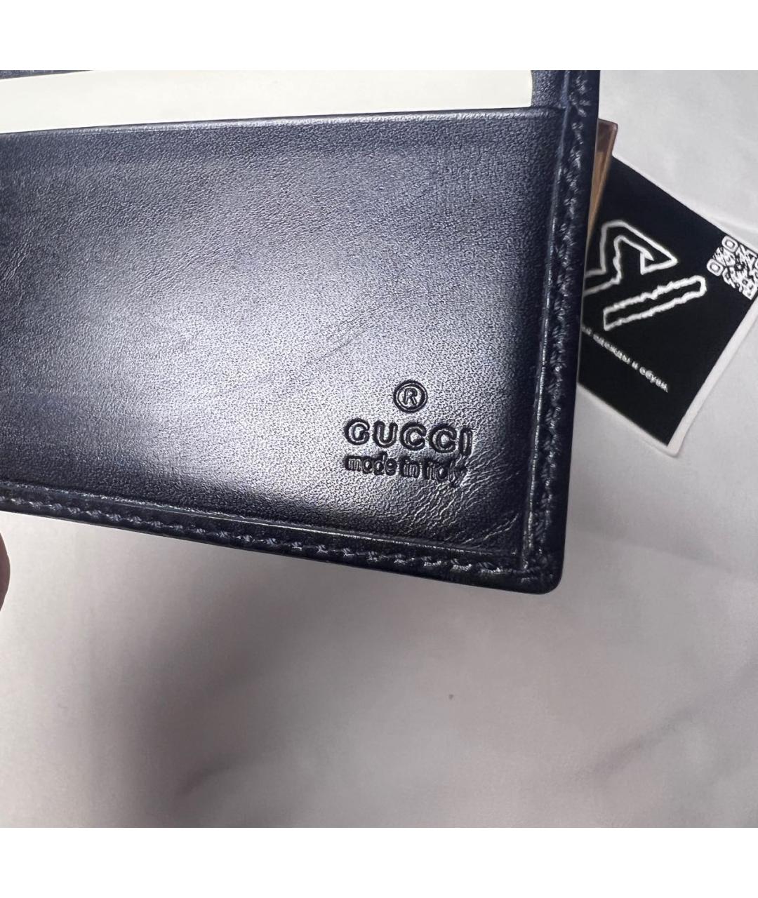 GUCCI Черный кошелек, фото 4