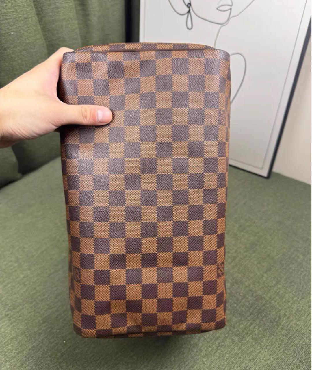 LOUIS VUITTON Коричневая сумка с короткими ручками, фото 6