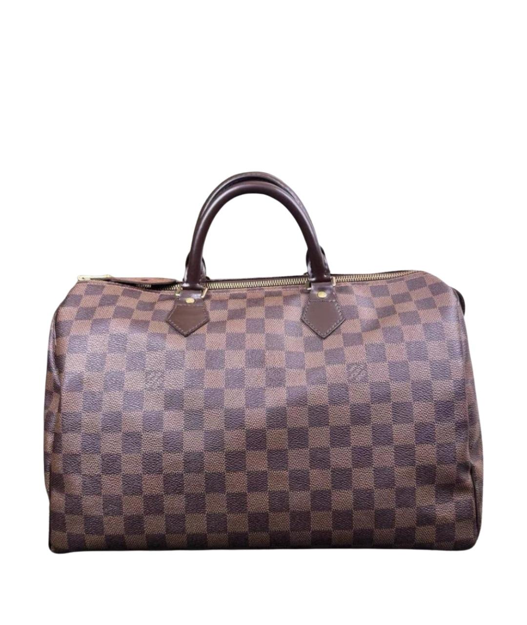 LOUIS VUITTON Коричневая сумка с короткими ручками, фото 1