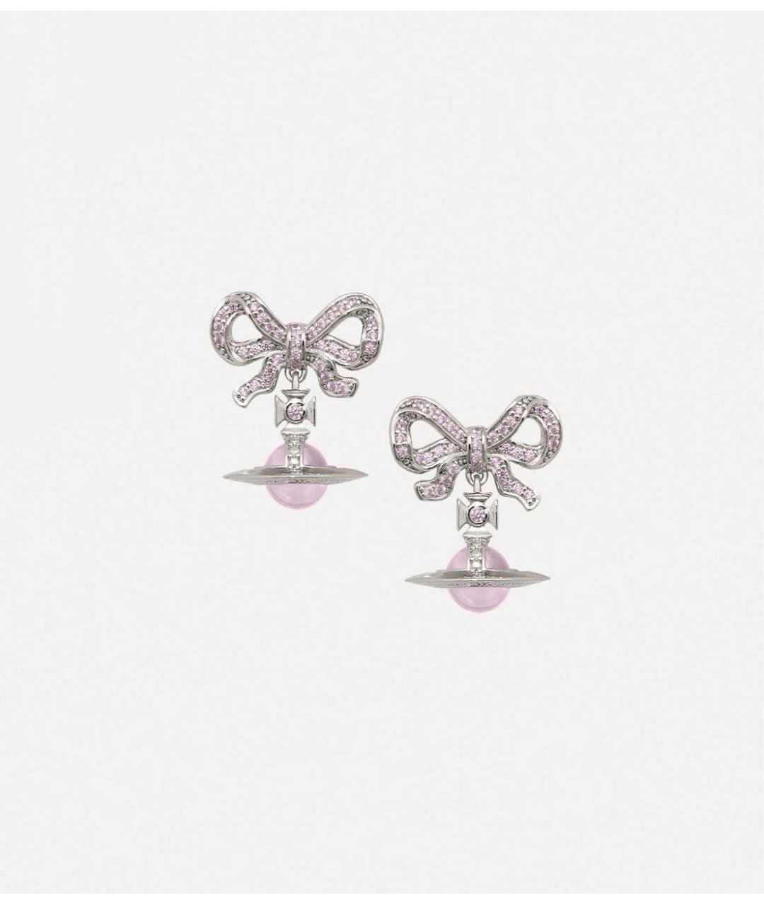 VIVIENNE WESTWOOD Серебряные латунные серьги, фото 2