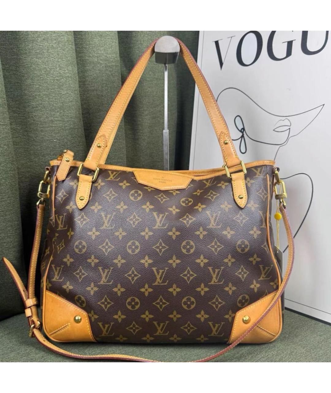 LOUIS VUITTON Коричневая сумка через плечо, фото 6
