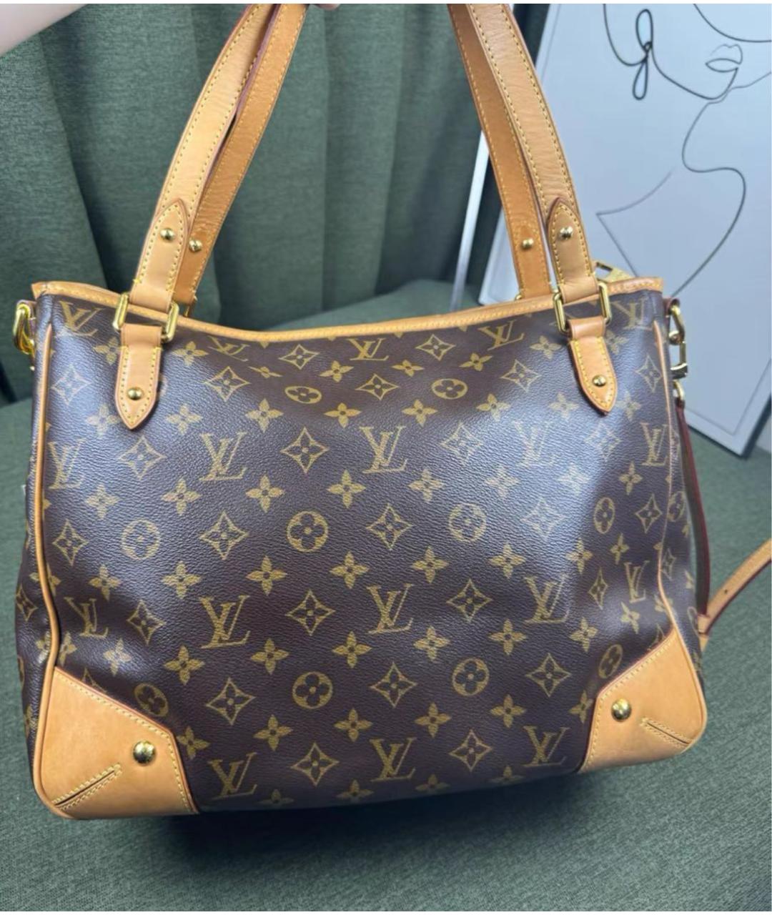 LOUIS VUITTON Коричневая сумка через плечо, фото 4