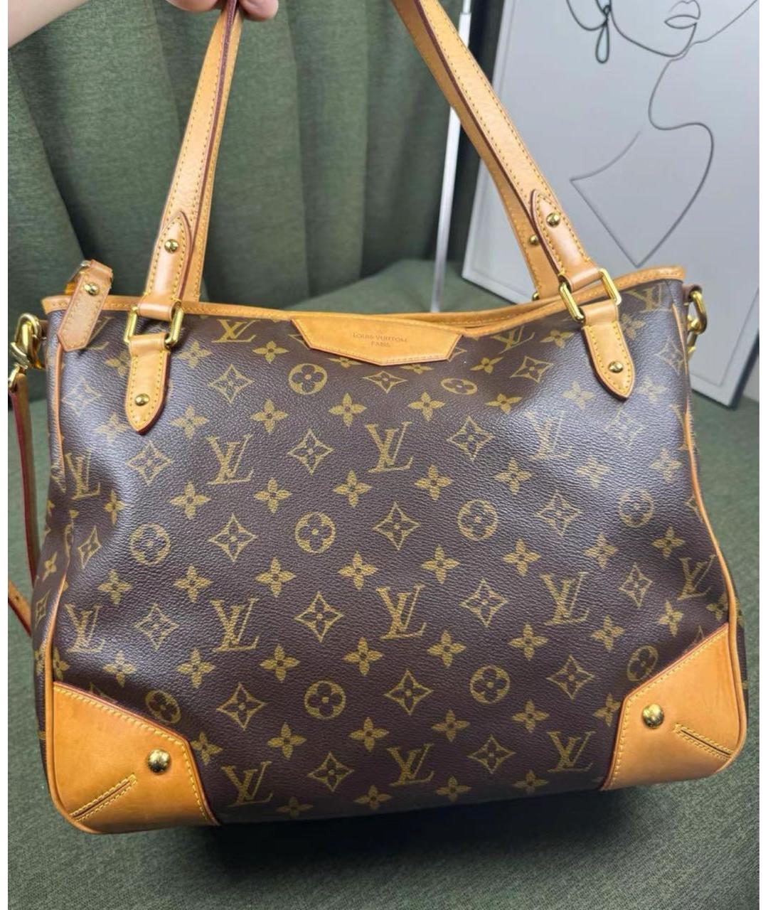 LOUIS VUITTON Коричневая сумка через плечо, фото 2