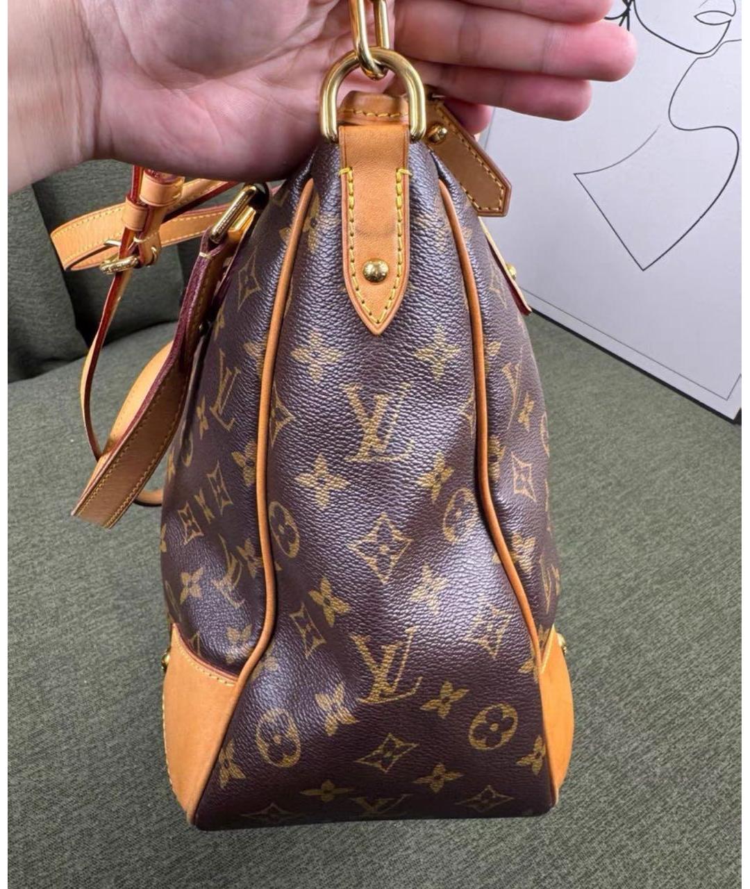 LOUIS VUITTON Коричневая сумка через плечо, фото 3