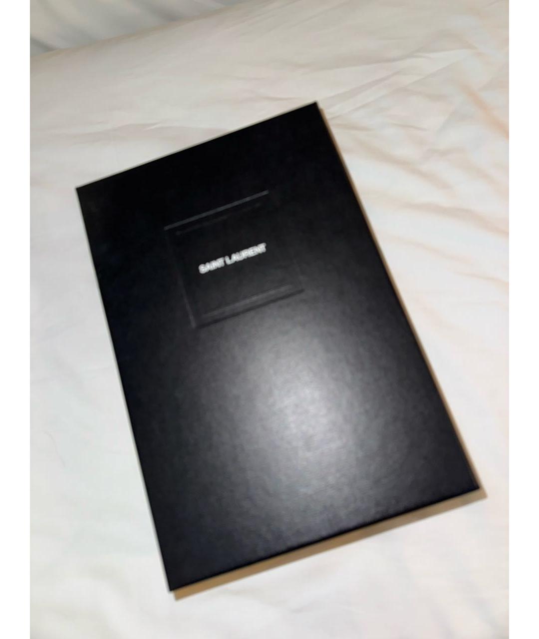 SAINT LAURENT Красные кожаные туфли, фото 6
