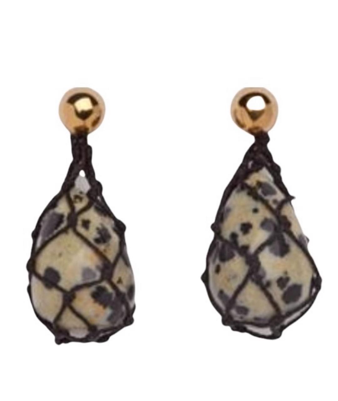 BOTTEGA VENETA Черные серьги, фото 1