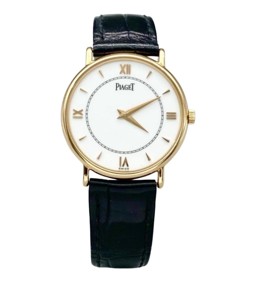 PIAGET Белые часы из желтого золота, фото 1