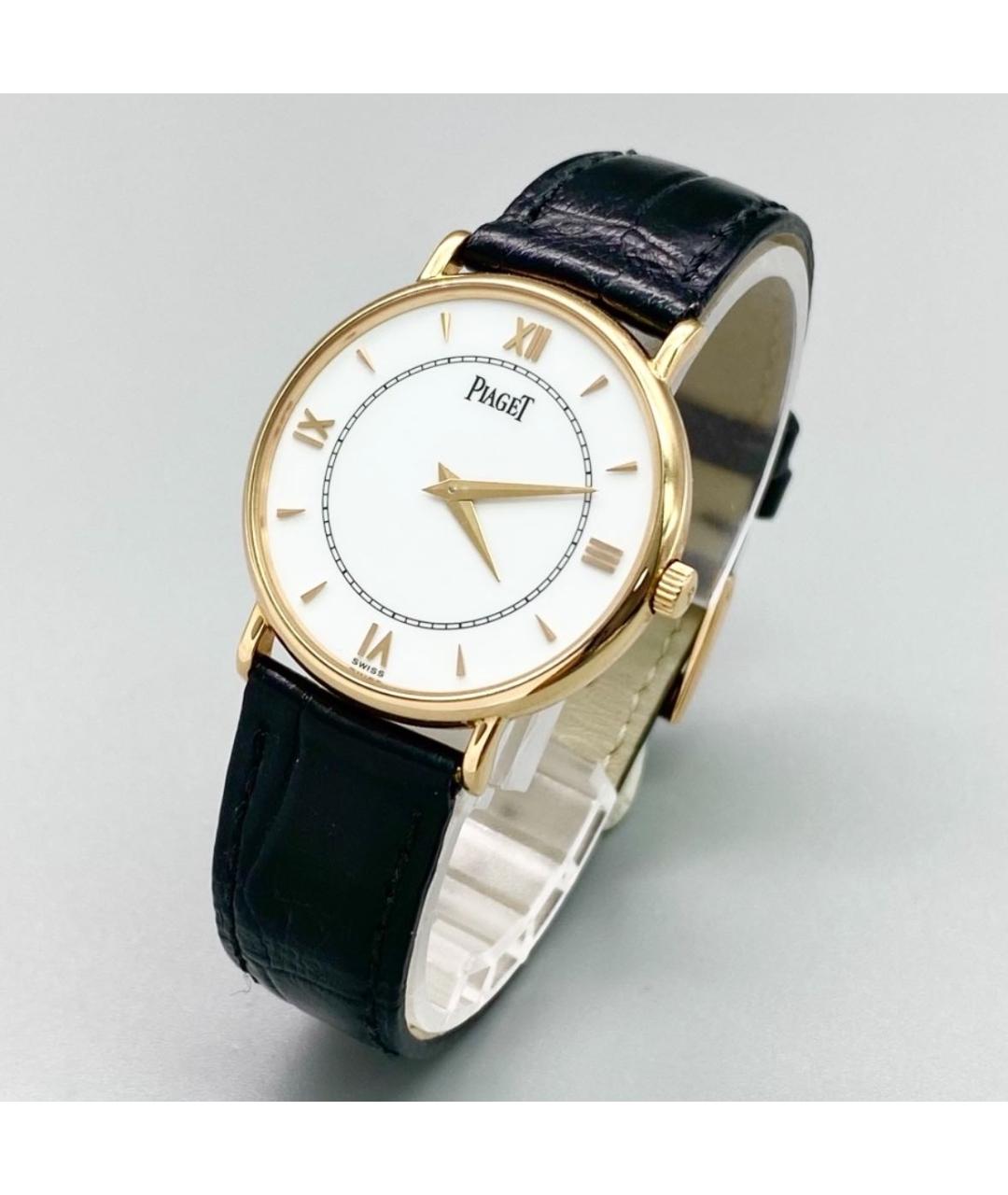 PIAGET Белые часы из желтого золота, фото 2