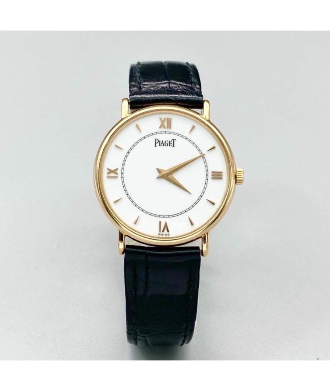 PIAGET Белые часы из желтого золота, фото 5
