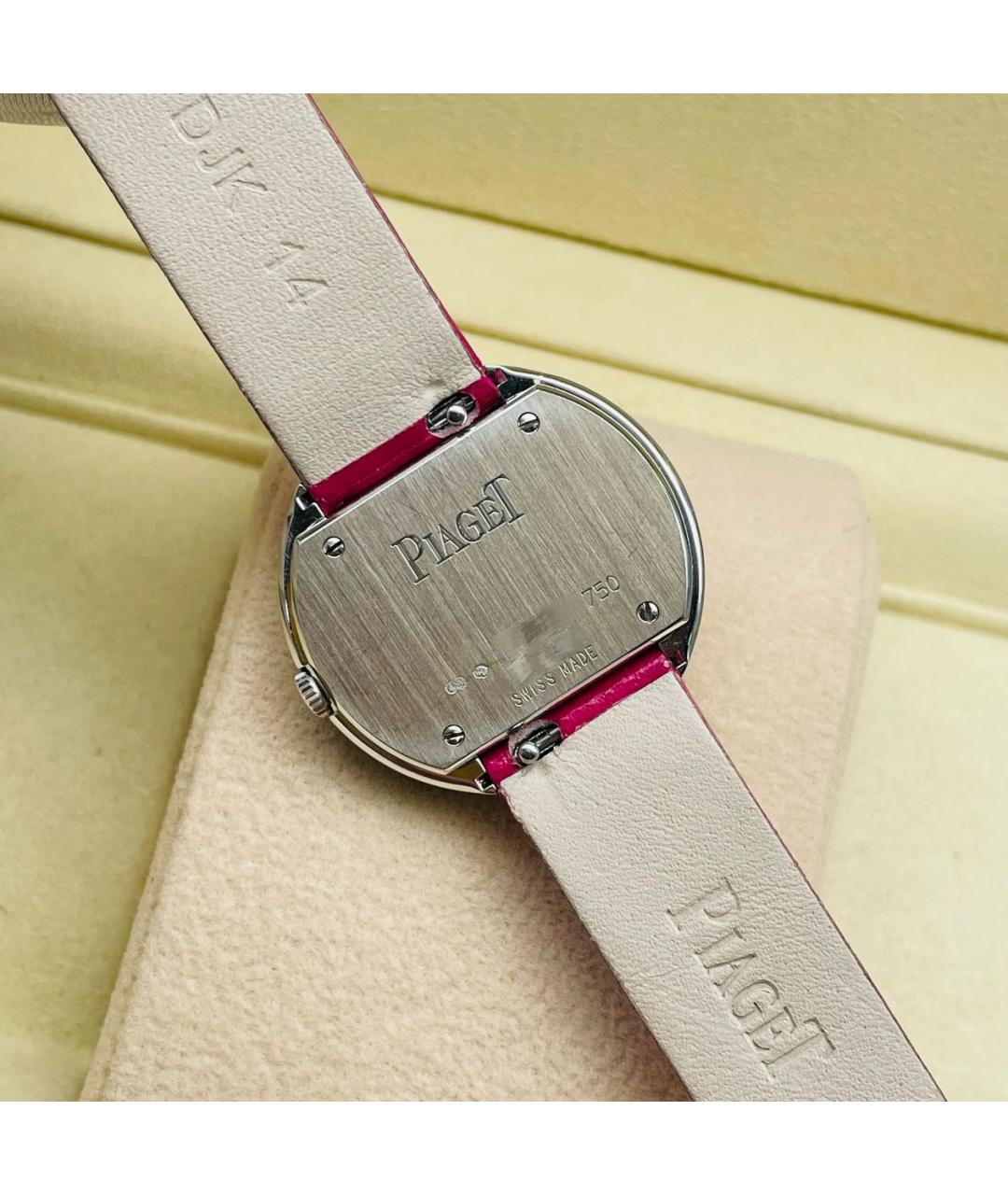 PIAGET Коралловые часы из белого золота, фото 4