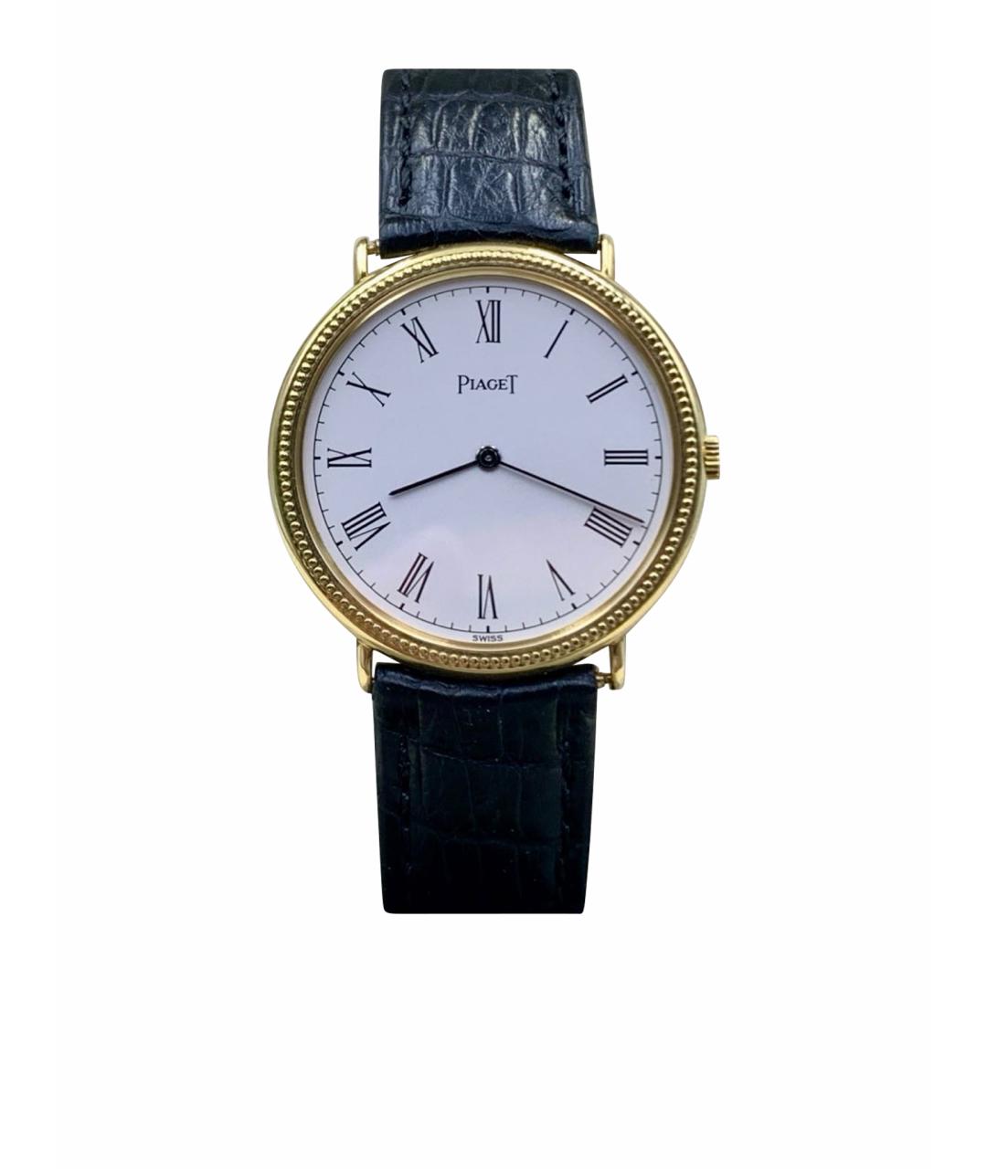 PIAGET Белые часы из желтого золота, фото 1