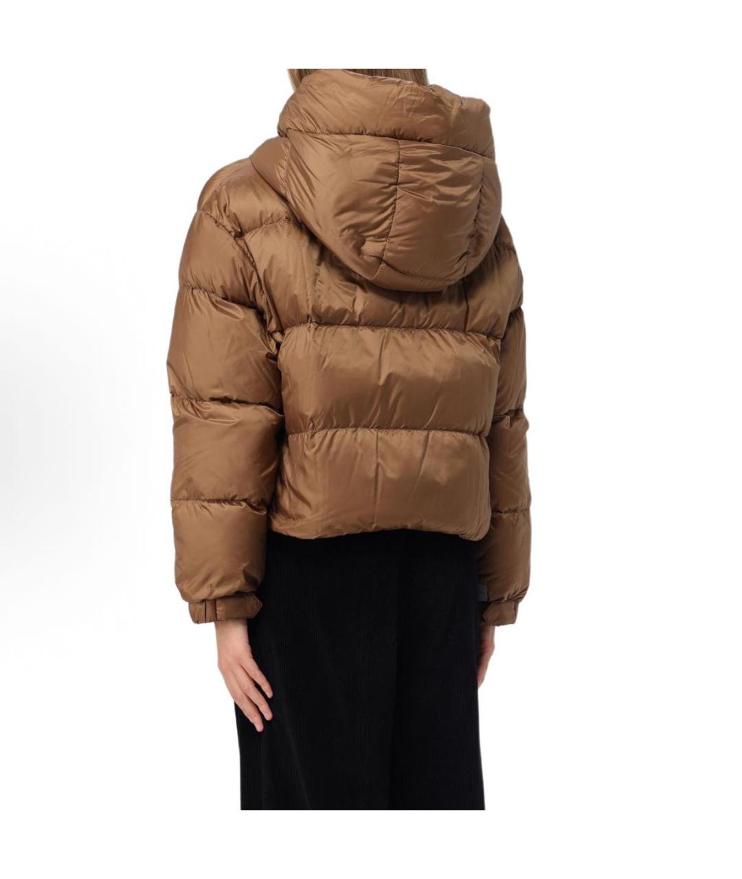 MAX MARA Коричневый пуховик, фото 3
