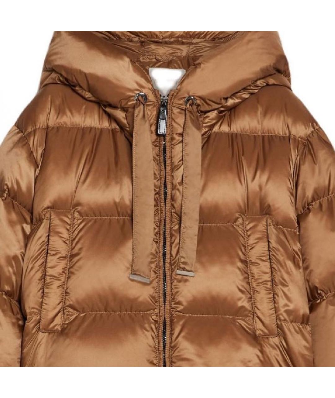 MAX MARA Коричневый пуховик, фото 4