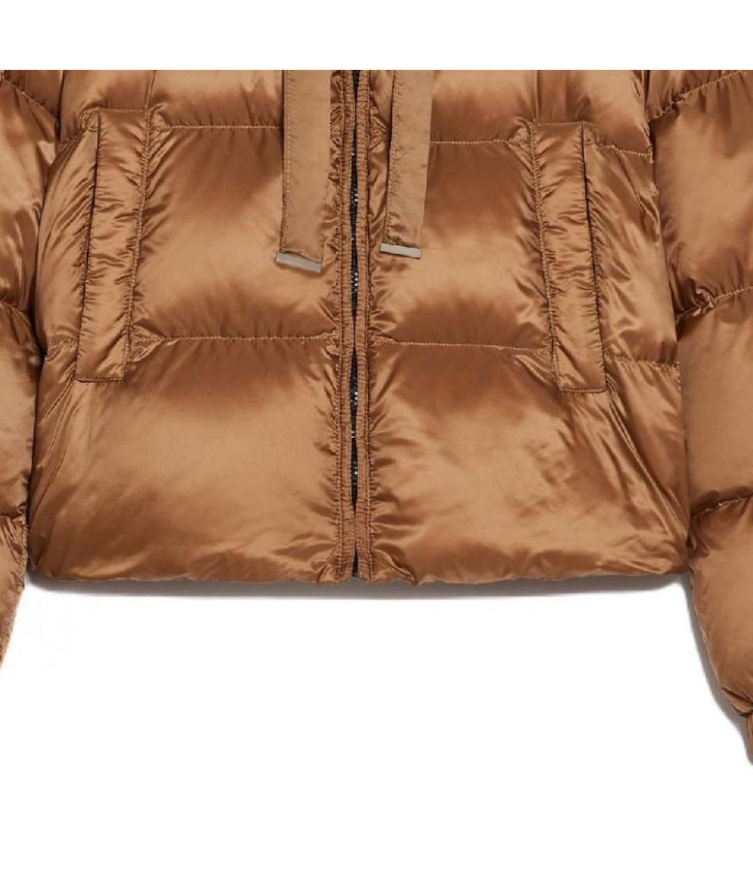 MAX MARA Коричневый пуховик, фото 5