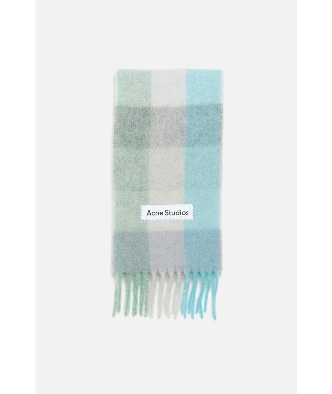 ACNE STUDIOS Серый шарф, фото 5