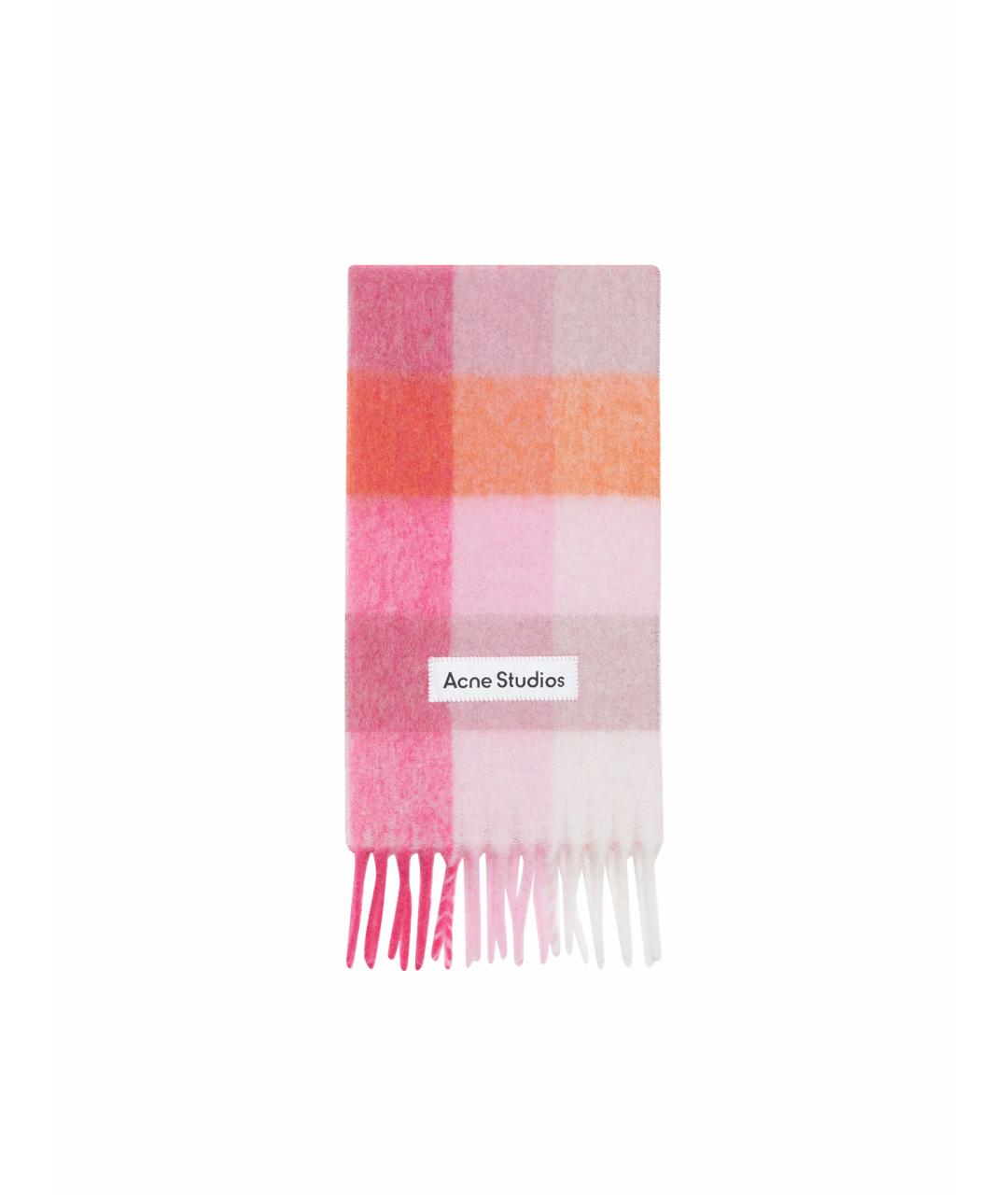 ACNE STUDIOS Розовый шарф, фото 1