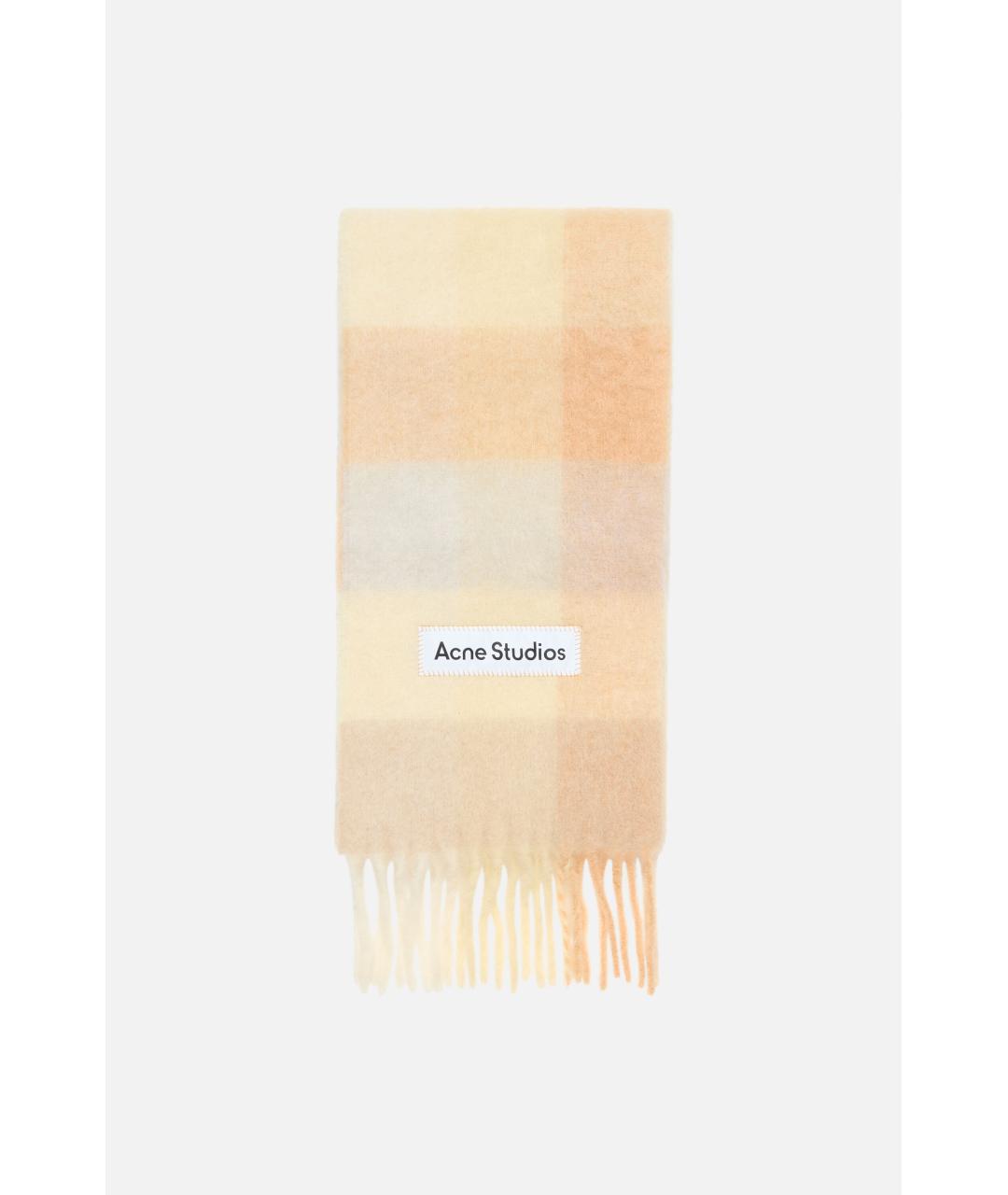 ACNE STUDIOS Оранжевый шарф, фото 4