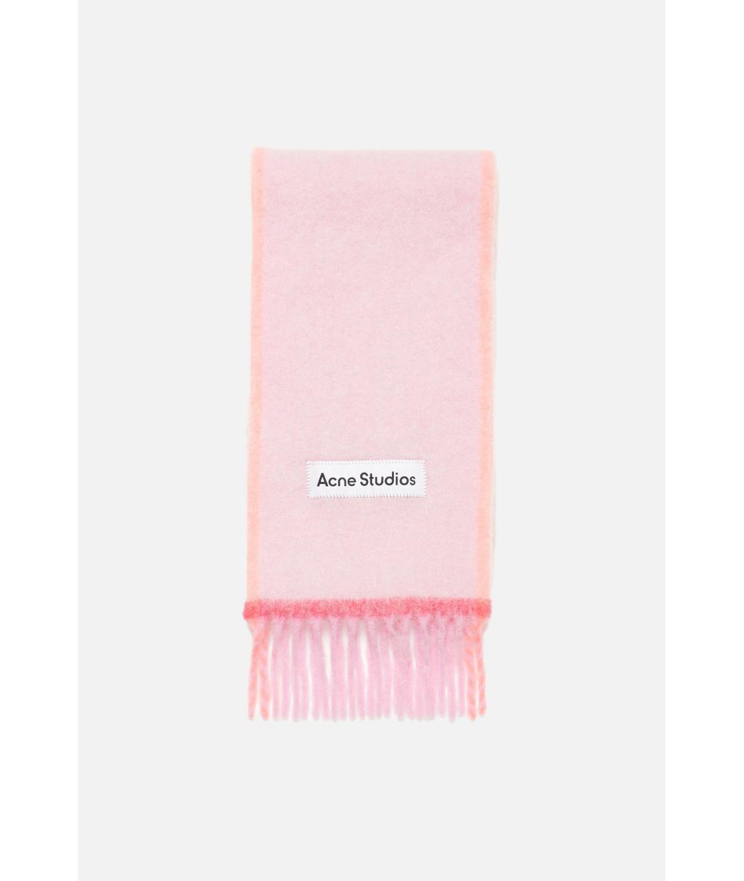 ACNE STUDIOS Розовый шарф, фото 4