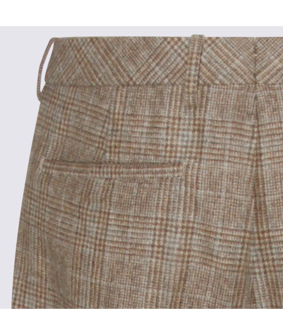 GTA IL PANTALONE Мульти шерстяные повседневные брюки, фото 4