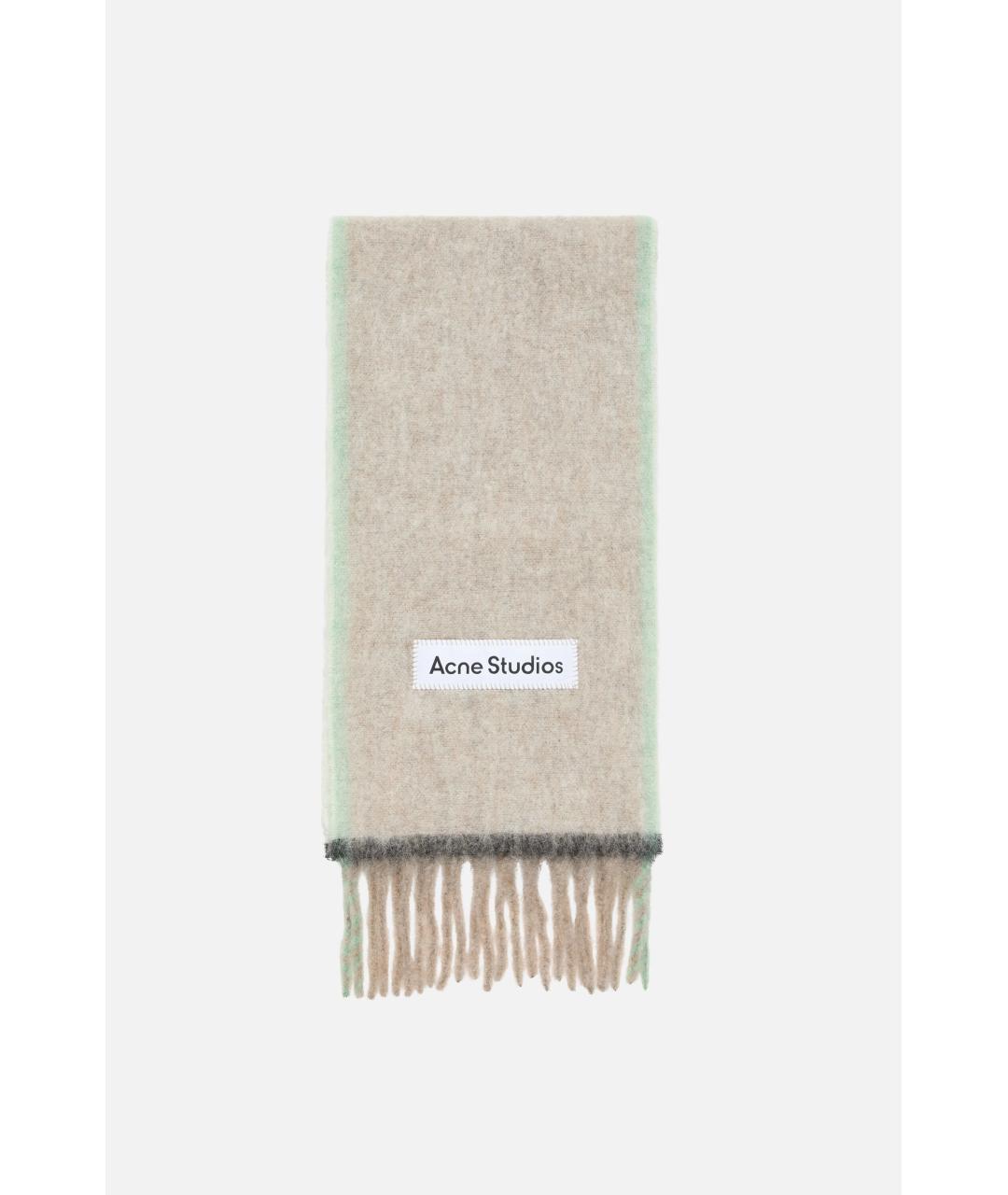 ACNE STUDIOS Бежевый шарф, фото 5