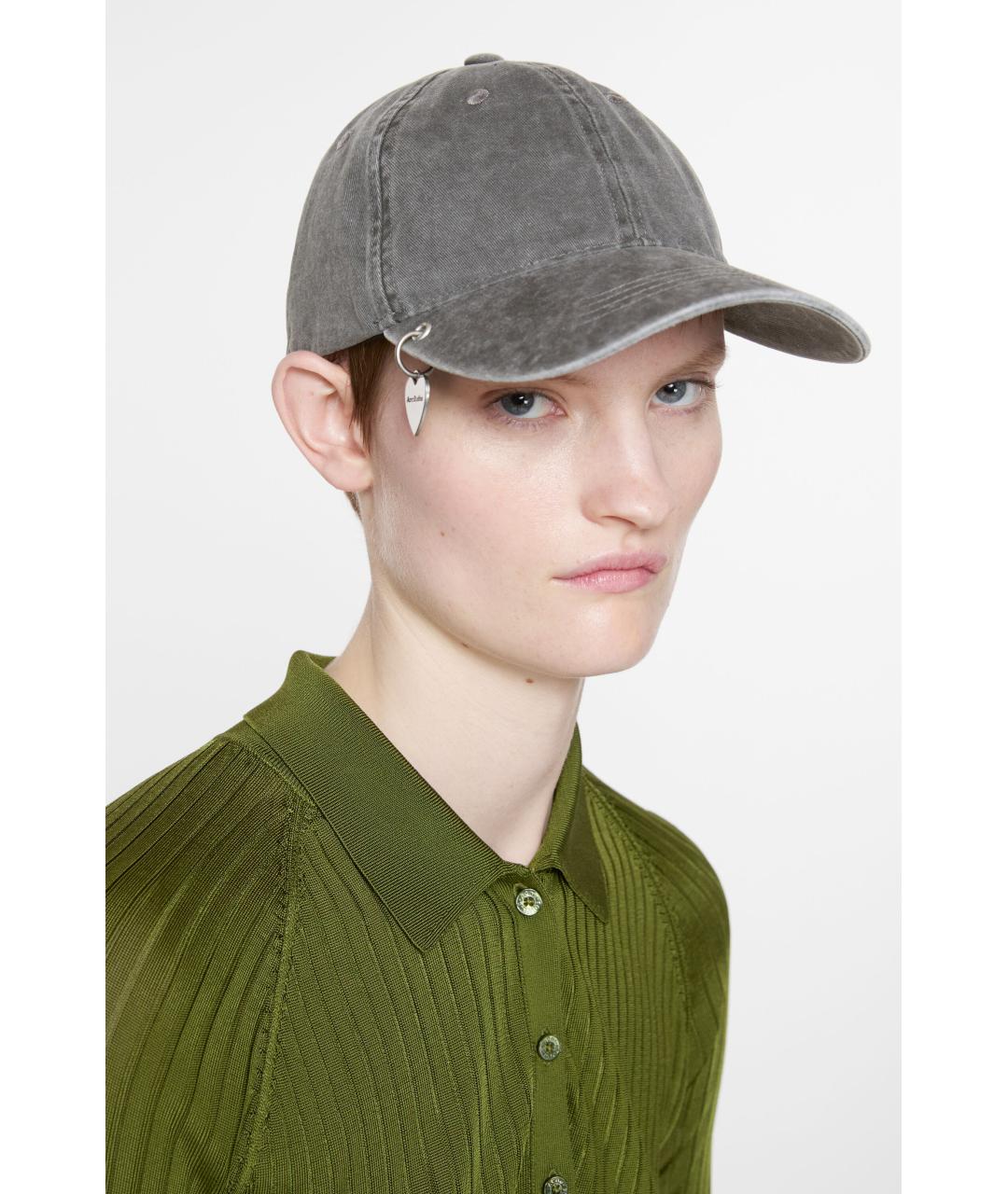 ACNE STUDIOS Хлопковая кепка, фото 2