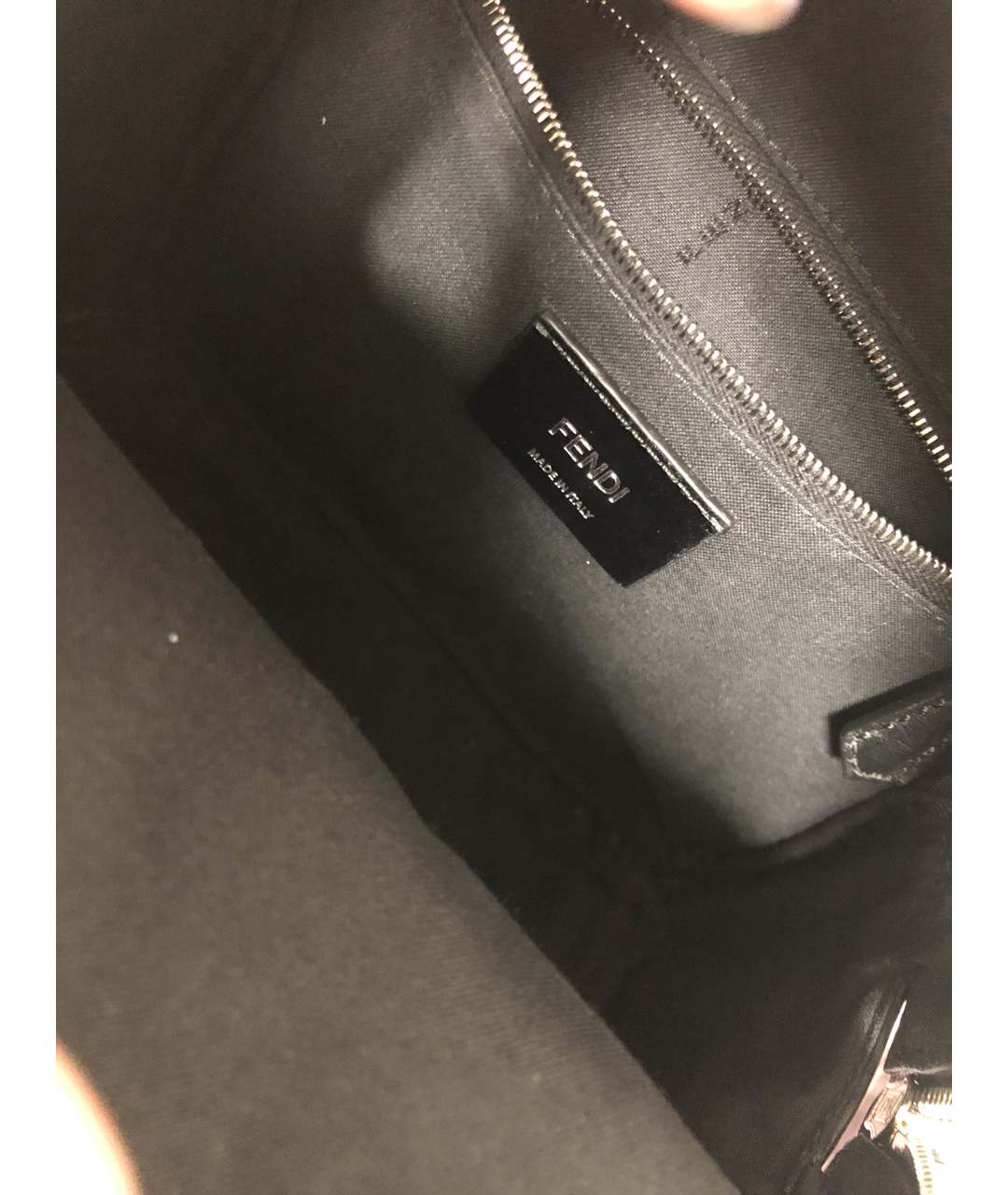 FENDI Черный кожаный рюкзак, фото 4