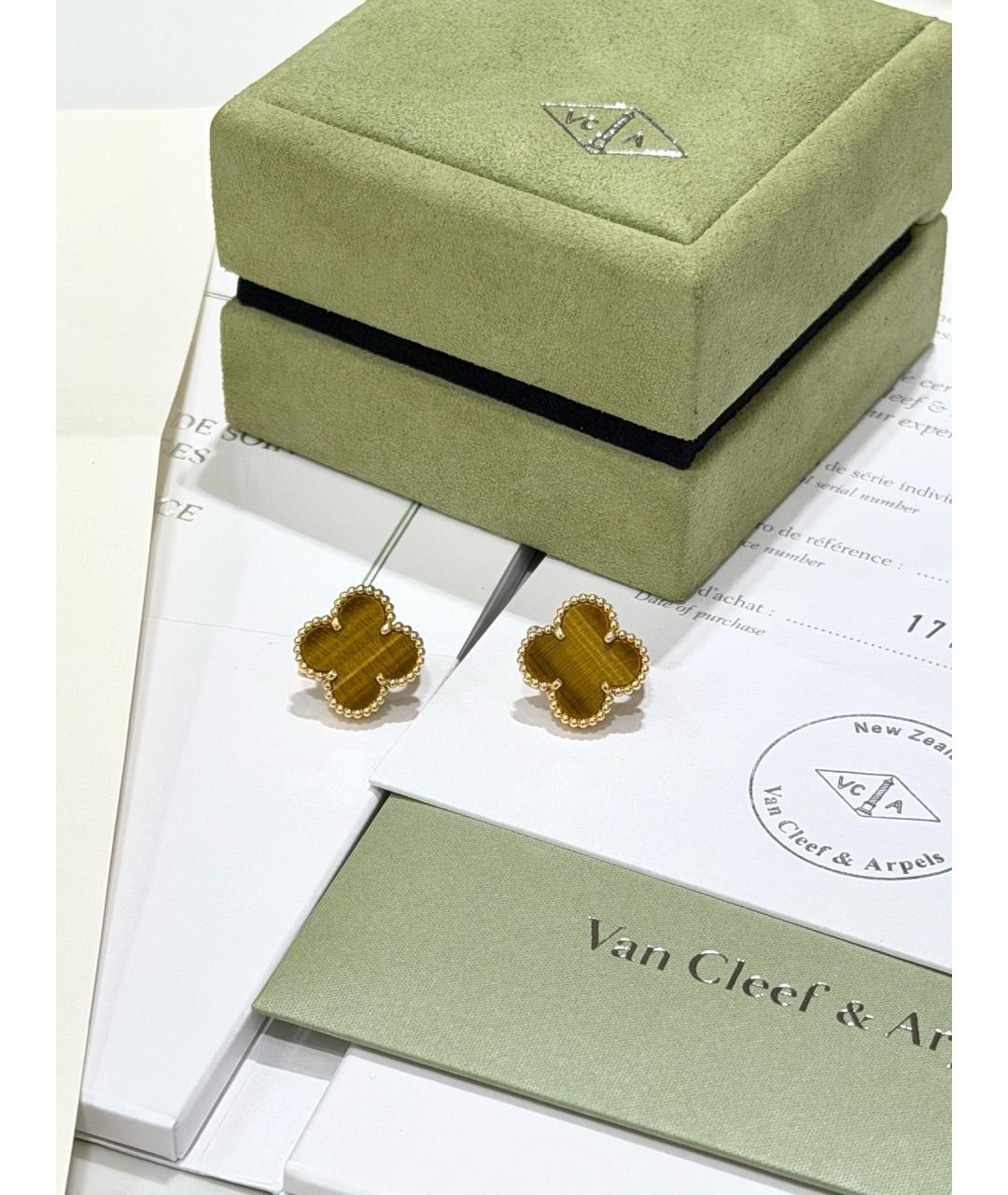 VAN CLEEF & ARPELS Золотые серьги из розового золота, фото 7