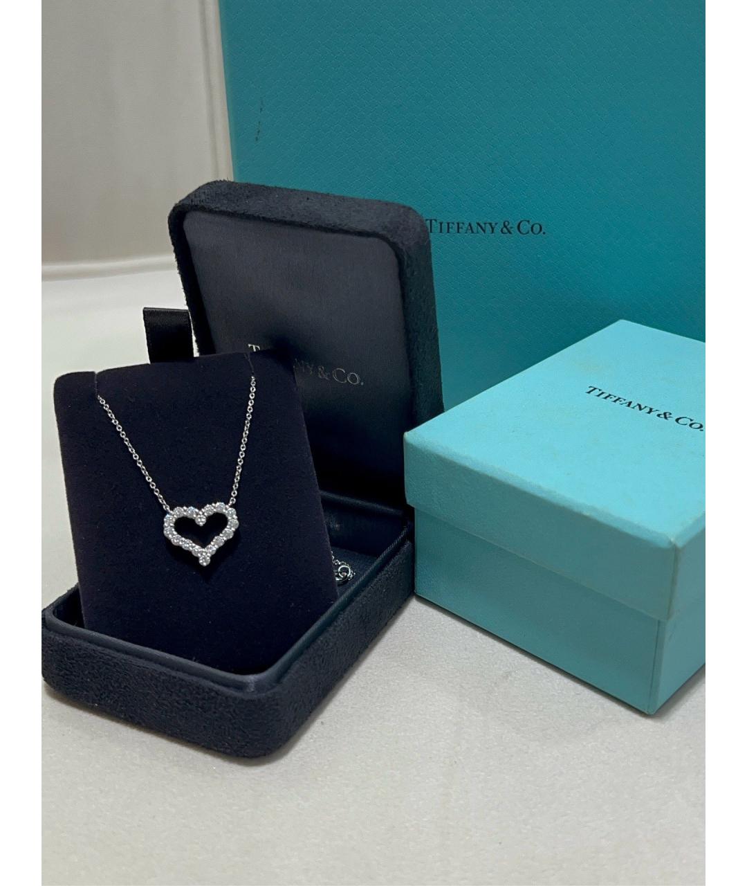 TIFFANY&CO Серебряное платиновое колье, фото 2