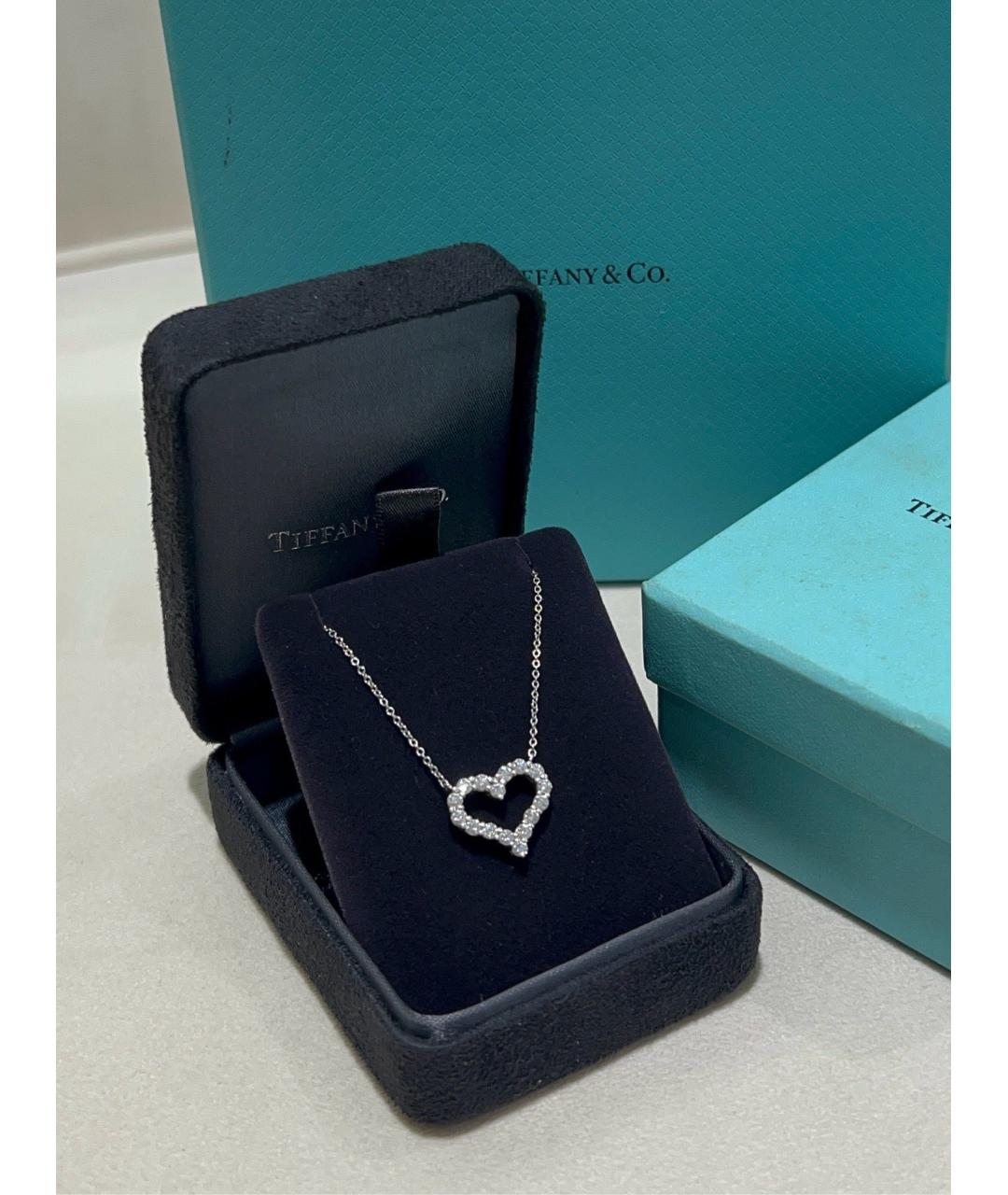 TIFFANY&CO Серебряное платиновое колье, фото 4