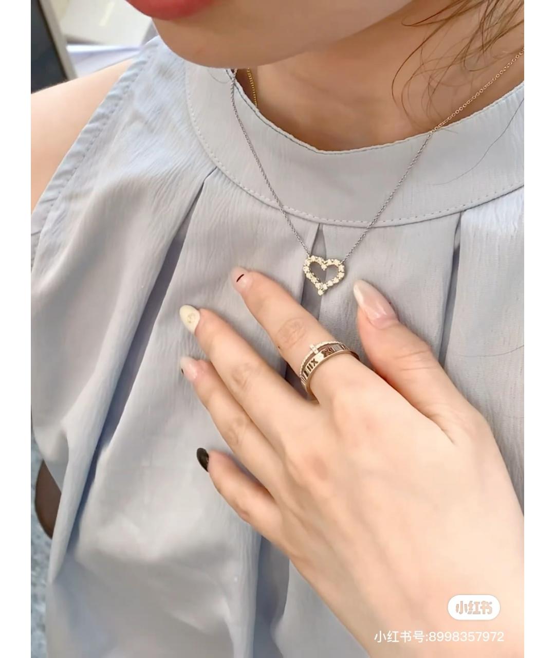 TIFFANY&CO Серебряное платиновое колье, фото 7