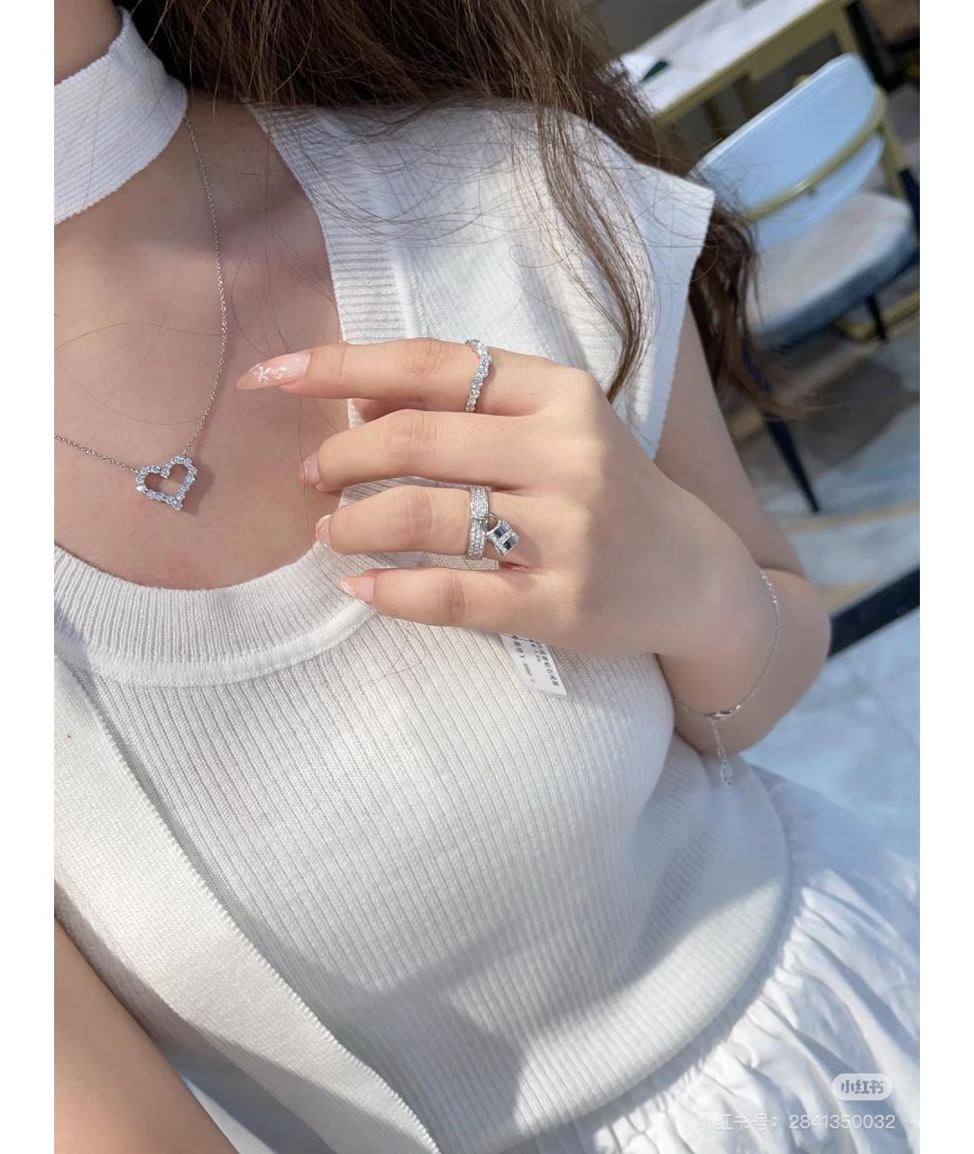 TIFFANY&CO Серебряное платиновое колье, фото 8