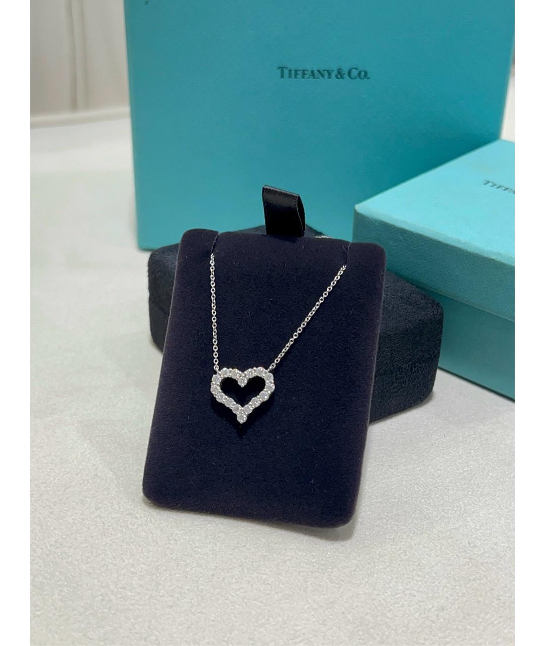 TIFFANY&CO Серебряное платиновое колье, фото 3