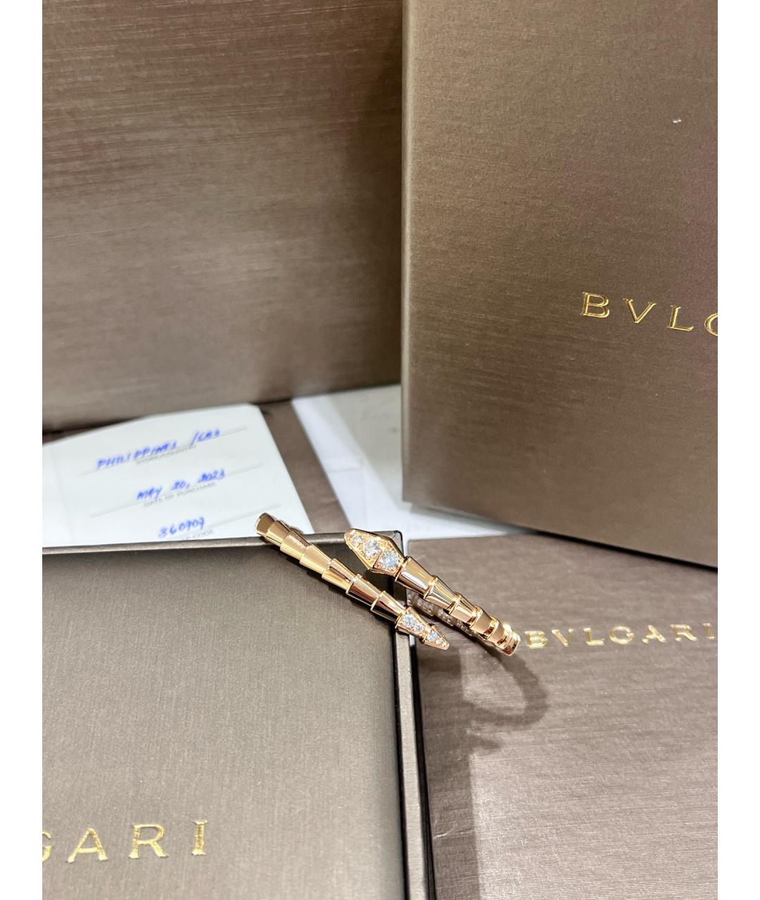 BVLGARI Золотой браслет из розового золота, фото 5