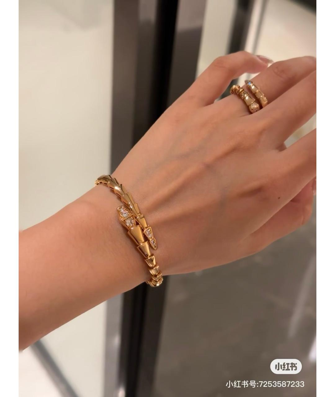 BVLGARI Золотой браслет из розового золота, фото 8
