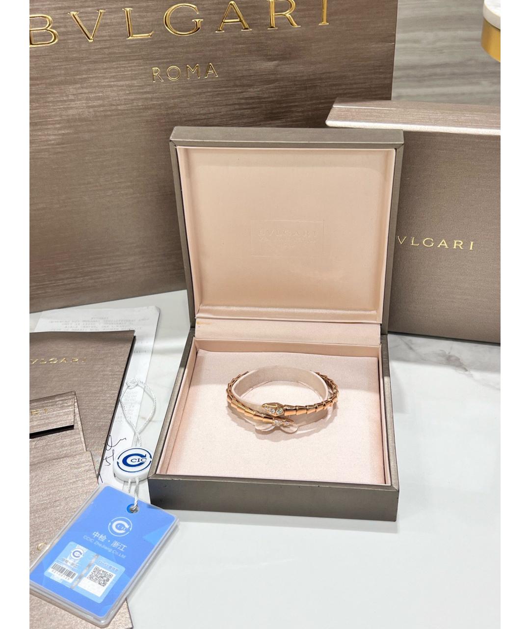 BVLGARI Золотой браслет из розового золота, фото 9