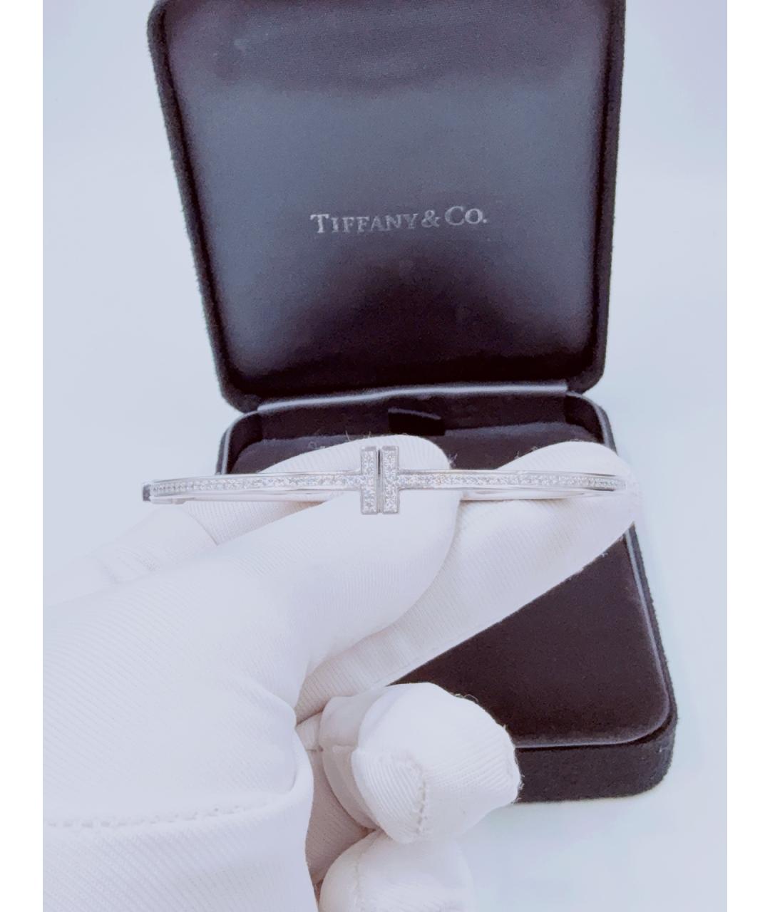TIFFANY&CO Серебрянный браслет из белого золота, фото 2